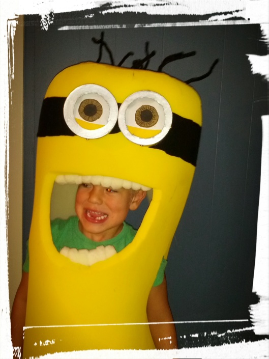 Almost finished the Minion...just need to make the overalls!